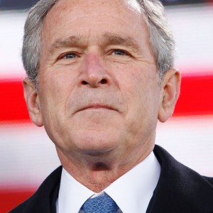 Bush Attends Veterans Day Event At Intrepid Museum